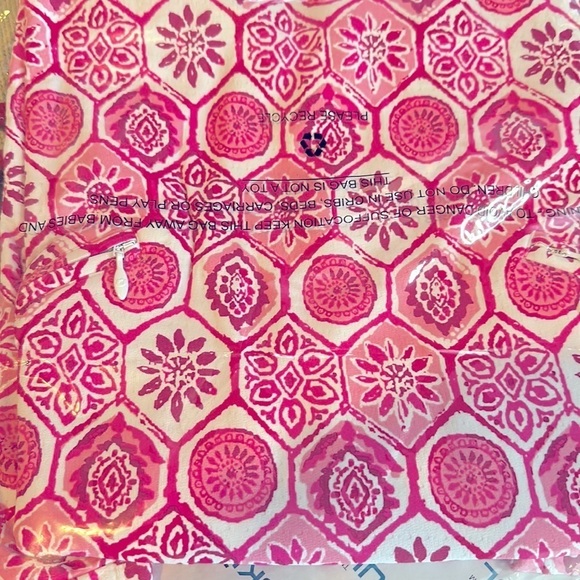 NWT Women’s IBKUL UPF50 Pink & White Sleeveless Mock Neck Golf Dress Size XL - Picture 4 of 8